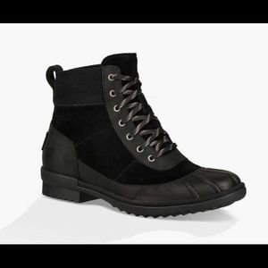 NEW Ugg Cayli Waterproof Duck Boots, black, 7